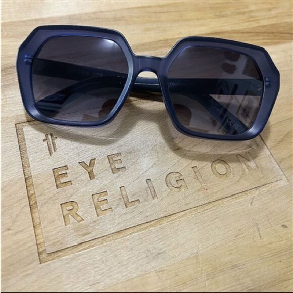 Dior Women's Midnight S2F Sunglasses - Dark Blue - Picture 1 of 2